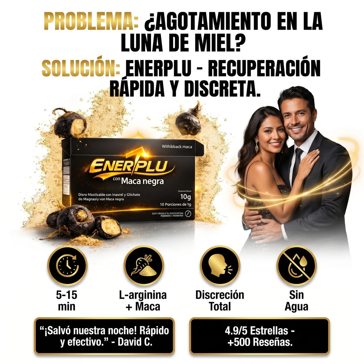 Enerplu | Energía, Resistencia, Firmeza Suplemento Natural ™